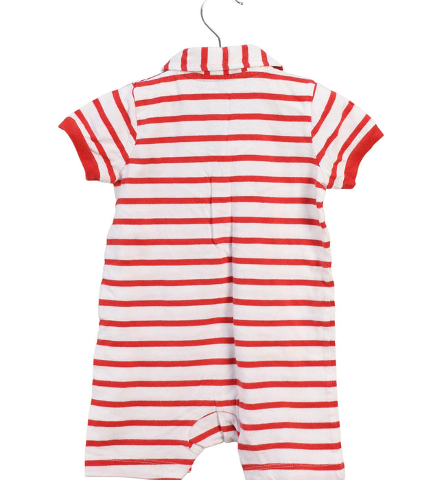 A Red Short Sleeve Rompers from Boden in size 6-12M for neutral. (Back View)