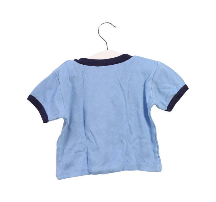 A Blue Short Sleeve Tops from Frugi in size 6-12M for boy. (Back View)