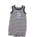 A White Sleeveless Rompers from Tea in size 6-12M for boy. (Front View)