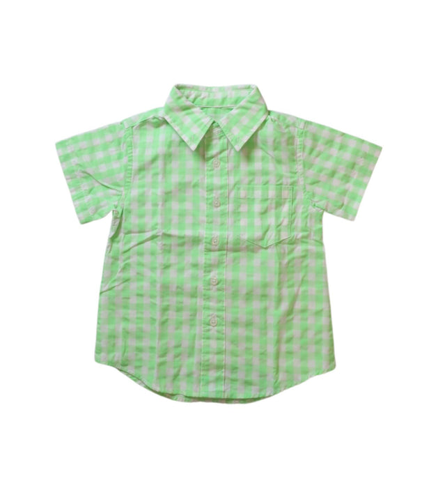 A Green Shirts from Crewcuts in size 2T for boy. (Front View)