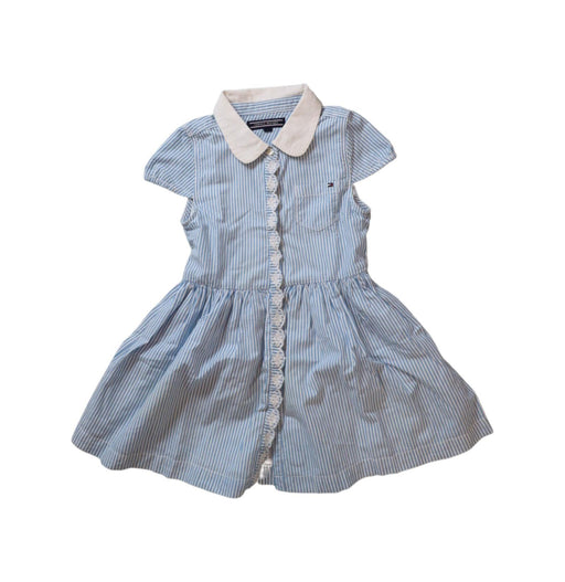 A Blue Short Sleeve Dresses from Tommy Hilfiger in size 2T for girl. (Front View)