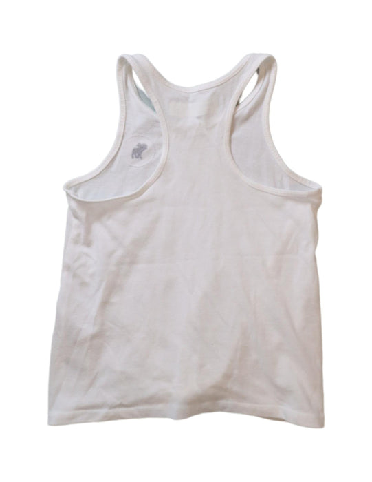 A White Sleeveless Tops from Abercrombie & Fitch in size 5T for girl. (Back View)