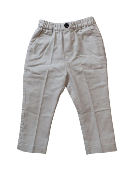 A Grey Casual Pants from Kingkow in size 12-18M for boy. (Front View)