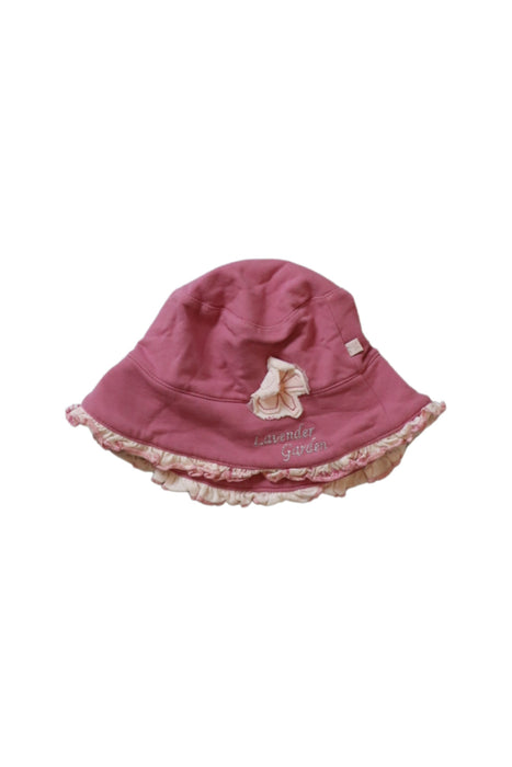 A Pink Sun Hats from Mides in size O/S for girl. (Front View)