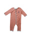 A Orange Long Sleeve Jumpsuits from Petit Bateau in size 6-12M for boy. (Front View)