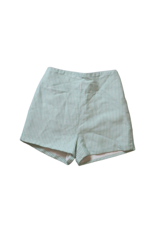 A Green Shorts from Foque in size 3T for girl. (Front View)