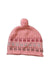 A Pink Winter Hats from Kingkow in size O/S for girl. (Back View)