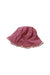 A Pink Sun Hats from Mides in size O/S for girl. (Back View)