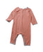 A Orange Long Sleeve Jumpsuits from Petit Bateau in size 6-12M for boy. (Back View)