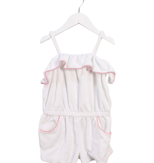 A White Sleeveless Tops from Janie & Jack in size 4T for girl. (Front View)