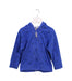 A Blue Zippered Sweatshirts from Petit Bateau in size 4T for boy. (Front View)