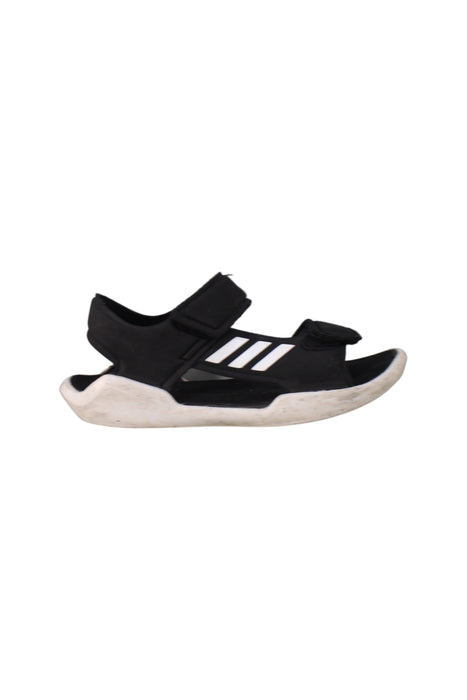 A Black Sandals from Adidas in size 5T for boy. (Back View)