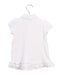 A White Short Sleeve Tops from Ralph Lauren in size 6-12M for girl. (Back View)