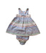 A Blue Dress Sets from Ralph Lauren in size 3-6M for girl. (Back View)