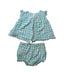 A Blue Shorts Sets from Ralph Lauren in size 3-6M for girl. (Back View)