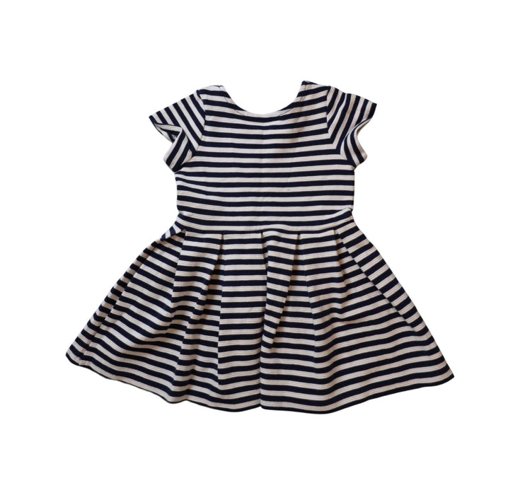 A Navy Short Sleeve Dresses from Polo Ralph Lauren in size 3T for girl. (Back View)