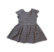 A Navy Short Sleeve Dresses from Polo Ralph Lauren in size 3T for girl. (Back View)