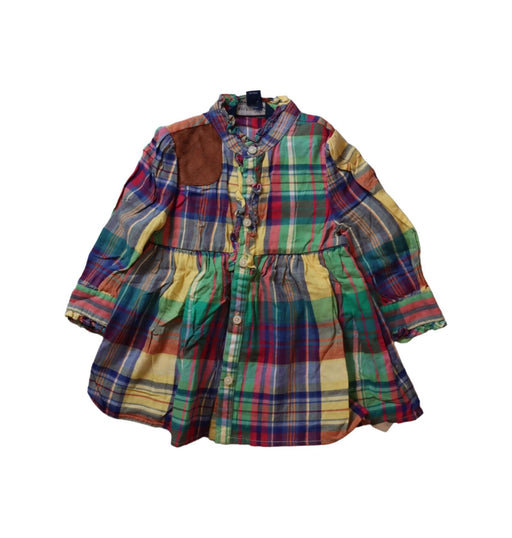 A Multicolour Long Sleeve Dresses from Ralph Lauren in size 6-12M for girl. (Front View)