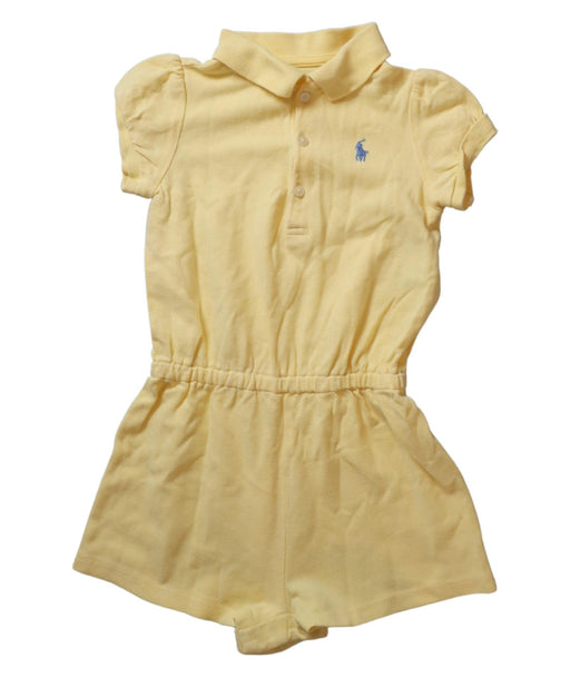 A Yellow Rompers from Ralph Lauren in size 18-24M for girl. (Front View)