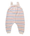 A Multicolour Long Overalls from Seed in size 3-6M for girl. (Front View)