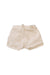 A Ivory Shorts from Snuggle Hunny in size 6-12M for girl. (Back View)