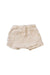 A Ivory Shorts from Snuggle Hunny in size 6-12M for girl. (Front View)