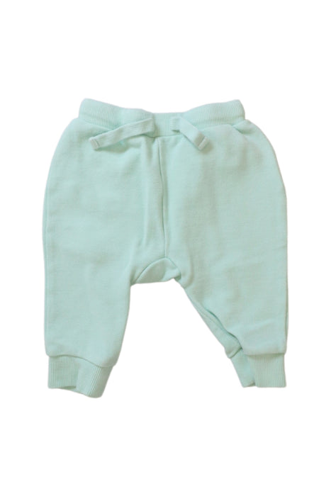 A Green Sweatpants from Seed in size 3-6M for girl. (Front View)