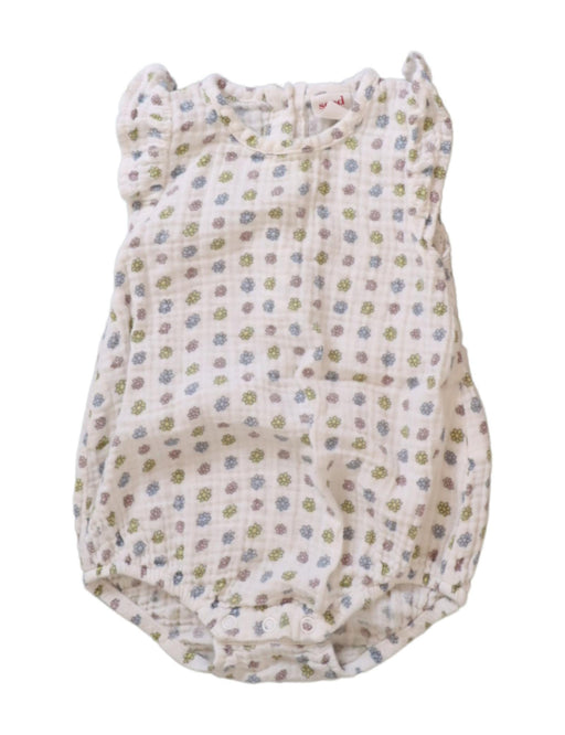 A Multicolour Sleeveless Bodysuits from Seed in size 6-12M for girl. (Front View)