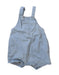 A Blue Overall Shorts from Seed in size 3-6M for girl. (Front View)