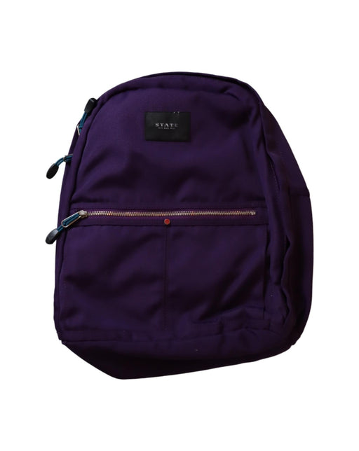 A Purple Bags from State Bags in size O/S for neutral. (Front View)