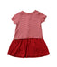 A Red Short Sleeve Dresses from Petit Bateau in size 12-18M for girl. (Front View)