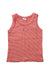 A Red Sleeveless Tops from Petit Bateau in size 2T for girl. (Front View)