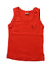 A Red Sleeveless Tops from Petit Bateau in size 2T for girl. (Front View)