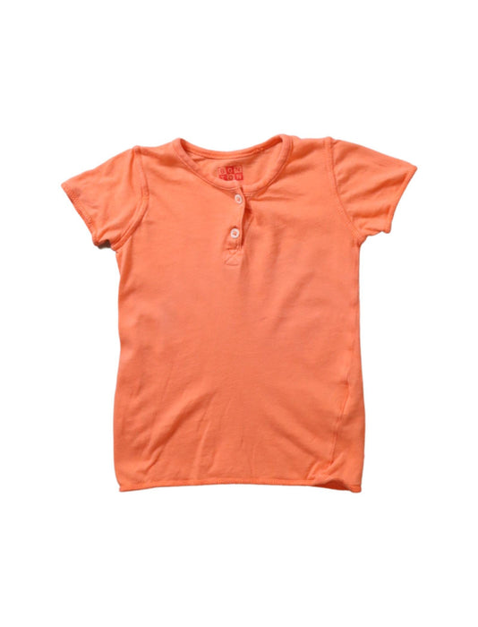 A Orange Short Sleeve T Shirts from Bonton in size 12-18M for girl. (Front View)