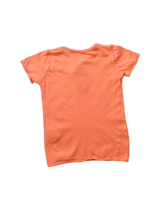 A Orange Short Sleeve T Shirts from Bonton in size 12-18M for girl. (Back View)