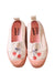 A White Slip Ons from Novesta x Bonpoint in size 4T for girl. (Front View)