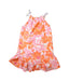 A Orange Sleeveless Dresses from Janie & Jack in size 4T for girl. (Front View)