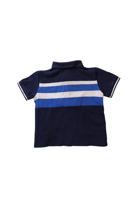 A Navy Short Sleeve Polos from Polo Ralph Lauren in size 3T for boy. (Back View)