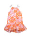 A Orange Sleeveless Dresses from Janie & Jack in size 4T for girl. (Back View)