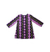 A Purple Long Sleeve Dresses from Marimekko in size 3T for girl. (Back View)