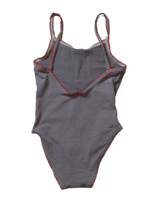 A Black Swimsuits from Petit Bateau in size 3T for girl. (Back View)