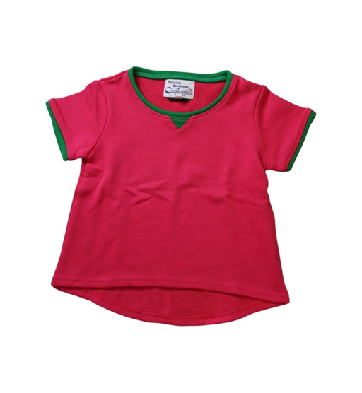 A Pink Short Sleeve T Shirts from Opening Ceremony x A For Apple  in size 4T for girl. (Front View)