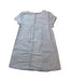 A Blue Short Sleeve Dresses from Seed in size 4T for girl. (Back View)