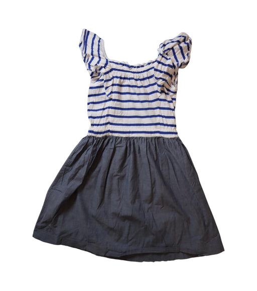 A Blue Sleeveless Dresses from Crewcuts in size 7Y for girl. (Front View)