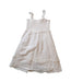 A White Sleeveless Dresses from Nicholas & Bears in size 6T for girl. (Back View)