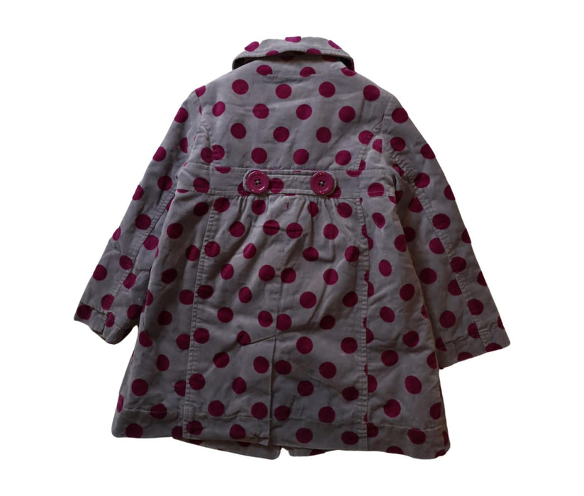 A Grey Coats from Boden in size 3T for girl. (Back View)