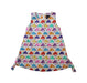 A Multicolour Sleeveless Dresses from Jim Thompson in size 6T for girl. (Front View)