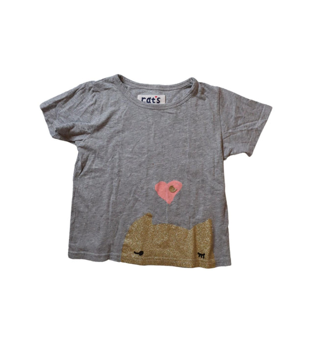 A Grey Short Sleeve T Shirts from Tsumori Chisato in size 4T for girl. (Front View)