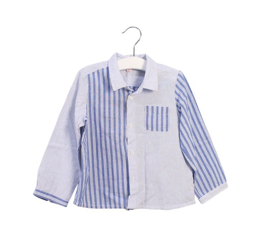 A Blue Shirts from Bonpoint in size 3T for boy. (Front View)