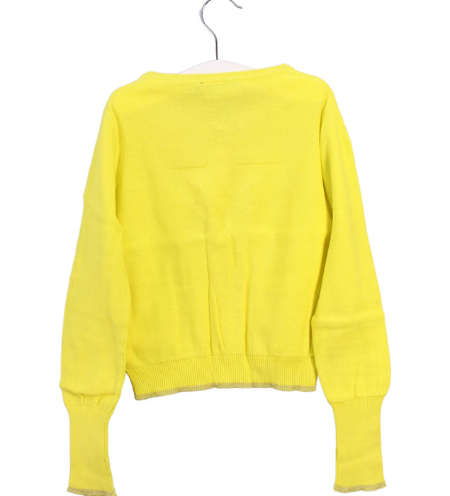 A Yellow Cardigans from Molo in size 2T for girl. (Back View)